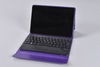 Tablet with Purple Case and Keyboard; Visual Land