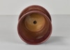 Brown Ceramic Planter w/ Attached Saucer