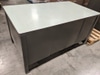 1950s Metal Office Desk With Drawers, Tanker Desk