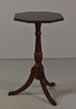 Octagon Pedestal Occasional Table