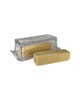 Stick of Butter; faux, pale yellow, rectangle,