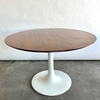 Rosewood and White Tulip Dining Table