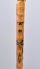 Wood  Walking Stick with Painted Chinese Characters