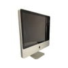 Computer; Mac, silver base, flatscreen,