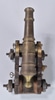Miniature Brass & Wood Replica Cannon