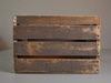 Slatted Wood Crate w/ Hand Holds