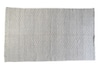 7x5 Ivory and Greige Diamond Zig Zag Rug