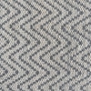 7x5 Ivory and Greige Diamond Zig Zag Rug