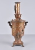 Footed Copper Samovar w/ Repousse Motif