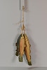 Set of 3 Wood Fish Hung From Jute