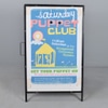 Black Steel Framed Retail Street Sandwich Board