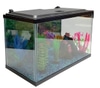 Fish Tank - Aquarium; Glass with black lid,