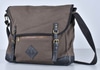 Brown Canvas Messenger Bag