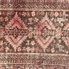 8x3 Magenta and Brown multicolored runner rug