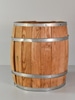 Wood Cask w/ 4 Metal Bands