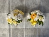 SILK Yellow Bridesmaid Bouquet