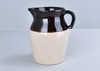 Two-Tone Stoneware Pitcher