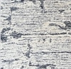 Cream and Blue Textured Carpet