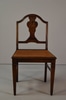 Wood Chair with Caned Seat