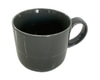 Mug; porcelain, dark grey glaze,
