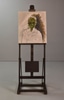 Artist Easel w/ Portrait in progress