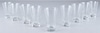 Set of 9 Tall Shot Glasses