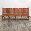Folding Maple Gang Seating