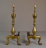 Pair of Brass Andirons