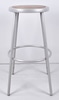 Grey Steel Workshop Stool
