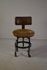 Upholstered Stool w/ Back