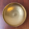 11” Gold Pedestal Bowl