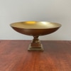 11” Gold Pedestal Bowl