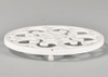 Footed White Metal Trivet