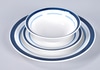 Blue Stripe 12 Piece Dinnerware Set