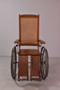 Oak Framed and Caned Seat Wheelchair