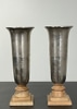 Silver Flute Floral Urns