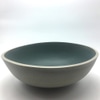 Blue Glazed Greystone Decorative Bowl