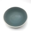 Blue Glazed Greystone Decorative Bowl