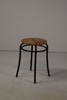 Wood & Iron Stool or Side Table