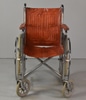 Chrome Frame Wheelchair - Camel Brown