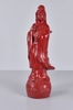Red Metal Female Figure