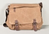 Brown Canvas Messenger Bag