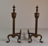 Pair of Brass Andirons