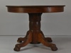 Round Lion's Claw Foot Pedestal Kitchen Table