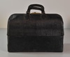 Black Leathers Doctors Bag w/ Fold Out Compartments