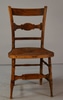 Wood Chair with Woven Seat