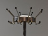 Coat Tree w/ Round Hook Wheel