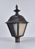 Street Lamp Post Mount with Dimpled Glass