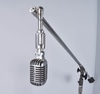 Shure 55 Microphone on Boom Stand