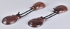 Pair of Castanets; Brown